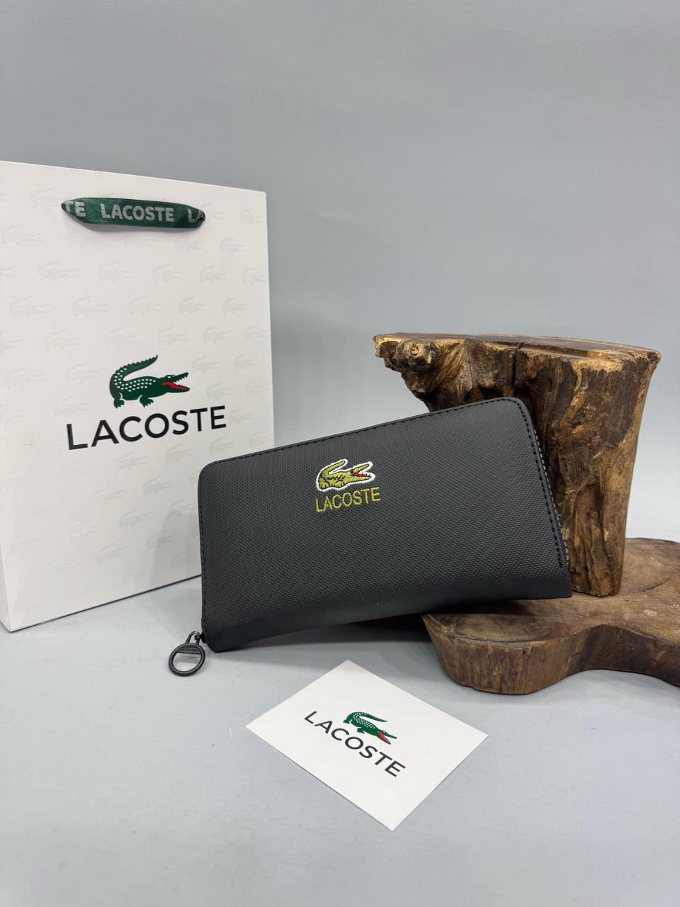 Lacoste Μπεζ Χιαστί Sport